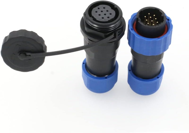 SZRMCC SD20 Waterproof Connectors 10 Pin 5A Panel Mount Circular Aviation Cable Connector Industrial Male Plug Female Socket LED Outdoor Wire Connector - Image 1